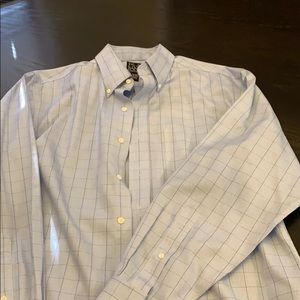 Jos. A. Bank.  Light blue checked.